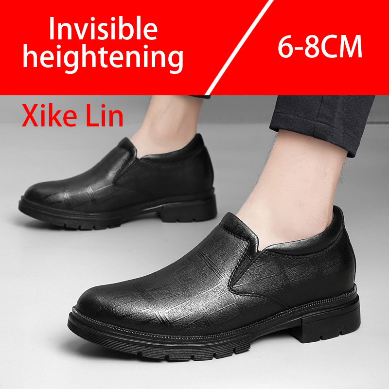 Men'S Shoes Increase Height - Casual Men's Leather Shoes Comfortable Low