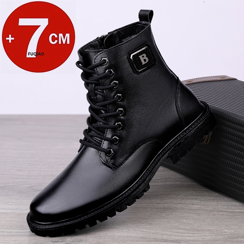 Men's Genuine Leather Elevator - огляд і ціна Men'S Shoes Increase Height