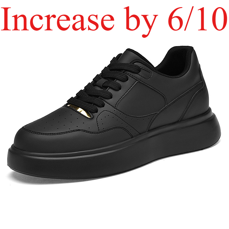 Men Solid Faux Leather Skate S - огляд і ціна Men'S Shoes Increase Height